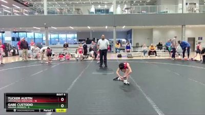 64 lbs Semis & 1st Wrestleback (8 Team) - Gabe Custodio, Virginia Patriots vs Tucker Austin, Crossroads Wrestling