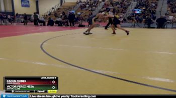 149 lbs Cons. Round 1 - Victor Perez Mesa, UW-Eau Claire vs Caden Crider, Cloud County