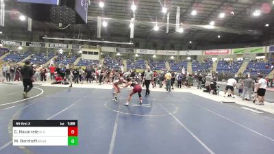 136 lbs Rr Rnd 2 - Ciara Navarrete, GI Girls Legacy vs Malia Bornhoft, Bear Cave WC