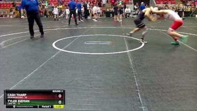 130 lbs Round 2 (4 Team) - Cash Tharp, Neighborhood vs Tyler Ineman, Lake WC