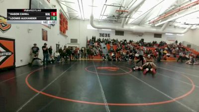 150 lbs Quarterfinal - Loomis Alexander, Greybull/Riverside vs Kason Cahill, Rock Springs
