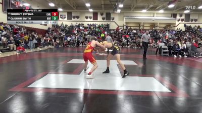 126 lbs Round 1 - Quentin Smith, Hinton vs Timothy Sytsma, Carlisle