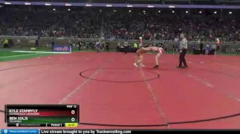 D2-130 lbs Cons. Round 1 - Ben Solis, Tecumseh vs Kyle Stampfly, Stevensville Lakeshore