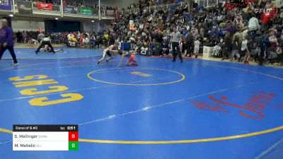 72 lbs Consi Of 8 #2 - Shane Mellinger, SHWA vs Maddox Mehelic, All American WC