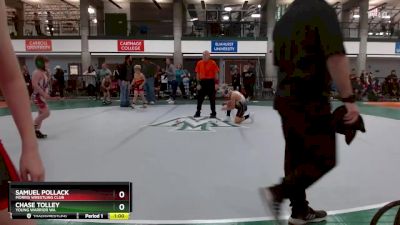 82-90 lbs Quarterfinal - Chase Tolley, Young Warrior WA vs Samuel Pollack, Morris Wrestling Club