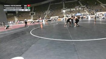 6A 285 lbs Cons. Round 2 - Christopher Whatley, Wetumpka vs Randall Van Blaricum, Brookwood Jr-Sr