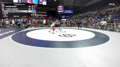 120 lbs Champ. Rd Of 16 - Ryder Owen, WA vs Corey Brown, MD