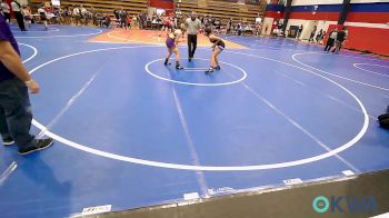 115 lbs Rr Rnd 1 - Gabrielle Bevenue, Bixby Youth Wrestling vs Kilyn Walker, Vian Wrestling Club