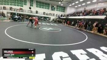 285 lbs Champ. Round 1 - BEN NIEDO, Wyoming Indian vs Mason Tims, Mountain View