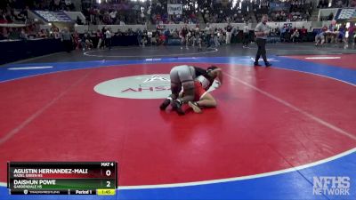 6A 165 lbs Semifinal - Daishun Powe, Gardendale Hs vs Agustin Hernandez-Maldonado, Hazel Green HS