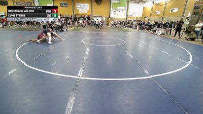 215 lbs Consi Of 8 #1 - Benjahmin Wilcox, Woonsocket vs Luke Steele, Sandwich