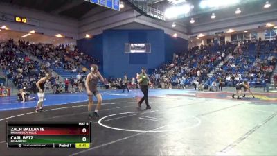 150 lbs Cons. Round 6 - Zach Ballante, Paramus Catholic vs Carl Betz, Delbarton