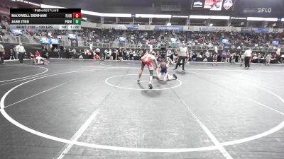 130 lbs Consi Of 4 - Maxwell Denham, Florida National Wrestling Team vs Jase Ites, Premier Wrestling Center