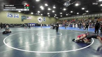 100 lbs Cons. Semi - Sara Merlo, Westminster vs Charlie Kuntz, Liberty