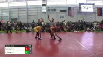 138 lbs Quarterfinal - Ibrahim Ahmed, Cvbjj vs Jayden Gomez, DC Cali Custom