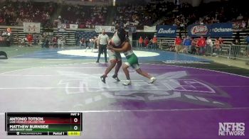 D 3 220 lbs Cons. Round 2 - Antonio Totson, Lake Charles College Prep vs Matthew Burnside, Archbishop Shaw