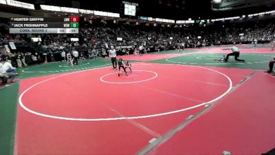 50 lbs Cons. Round 2 - Jack Frohnapple, WSW1 vs Hunter Griffin, LMW1