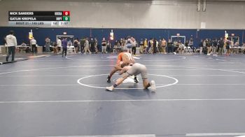 149 lbs Round Of 32 - Nick Sanders, Coast Guard vs Gatlin Krepela, Bridgeport