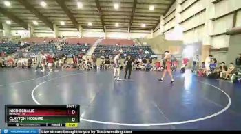 138 lbs Round 1a - Nico Egbalic, NEVADA1 vs Clayton McGuire, ALASKA