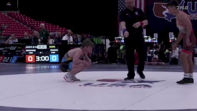 61 kg Semis - Nic Bouzakis, Pennsylvania vs Jace Rhodes, Hawkeye Wrestling Club