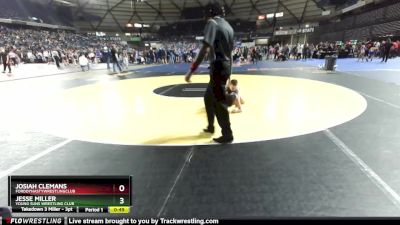 88 lbs Cons. Round 2 - Jesse Miller, Young Suns Wrestling Club vs Josiah Clemans, FordDynastyWrestlingClub