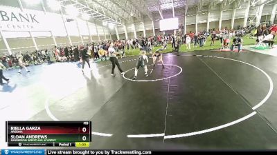 125 lbs Cons. Round 1 - Sloan Andrews, Sanderson Wrestling Academy vs Riella Garza, Arizona