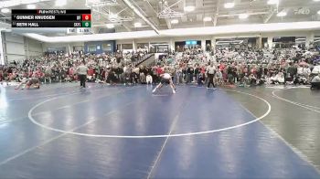 126 lbs Cons. Round 5 - Gunner Knudsen, Westfield vs Seth Hall, Skyline