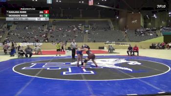 165 lbs Champ. Round 1 - McKenzie Webb, Bell County vs Kaulana Kuiee, John Hardin