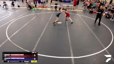 150 lbs Cons. Round 5 - Grady Weinbrenner, MN vs Mason Breeggemann, MN