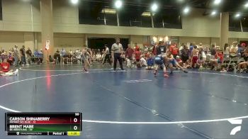 90 lbs Champ Round 1 (16 Team) - Brent Mabe, BS Wrestling vs Carson Shinaberry, Patriot WC Blue