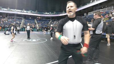 7A - 114 lbs Quarterfinal - Zainab Hijawi, South Central High School vs Avery Hall, Hickory Ridge High School