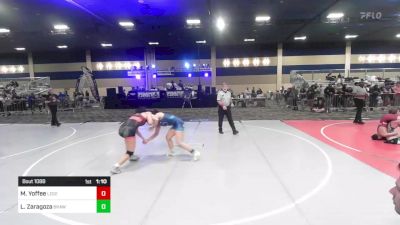 130 lbs Quarterfinal - Mika Yoffee, Legends Of Gold LV vs Lauren Zaragoza, Brawley Wr Ac