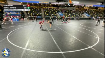 130 lbs Cons. Round 2 - Zoa Dejong, Omaha Westside Girls vs Sophia Stevens, Charles City