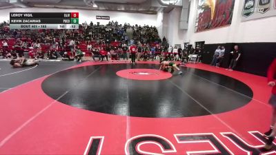 165 lbs Cons. Round 2 - Leroy Vigil, Eaglecrest JV vs Kevin Zacarias, Pueblo County