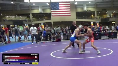 120 lbs Semifinal - Braelyn Urban, NM vs Harrison Dea, IL