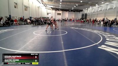 184 lbs Cons. Semi - Hunter Moore, Roanoke College vs Steven Martinos, Roanoke College