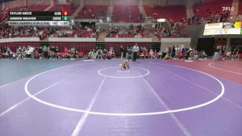 115 lbs Round 2 - Quarters & 1st Wb (16 Team) - Amerin Weaver, Cedar Park vs Taylor Niece, Leander Glenn