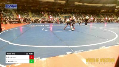 92 lbs Round Of 16 - BryLee Irsik, Nebraska Wrestling Academy vs Isabella Morales, Top Rank