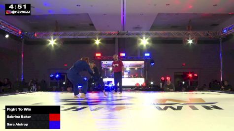 Sara Aistrop vs Sabrina Baker 2025 Fight to Win Fight 274