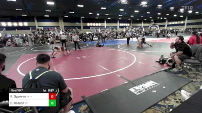 123 lbs Consolation - Robert Oganyan, Dethrone WC vs Cole Reason, Pa'i'ai Platoon