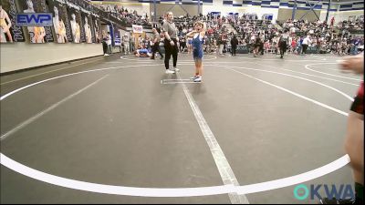 60 lbs Quarterfinal - Liam Matherly, Bridge Creek Youth Wrestling vs Toby Jager, Carl Albert