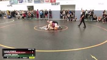 150 lbs Semifinal - Laramie Gibson, Mid Valley Wrestling Club vs Lucas Starck, Anchorage Youth Wrestling Academy