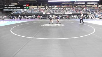135 lbs Cons. Semi - Ella Perkins, Arkansas City HS vs Willow Rademacher, Basehor-Linwood HS