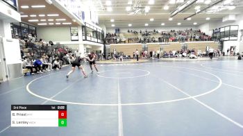 141 lbs 3rd Place - Briar Priest, Pittsburgh vs Sergio Lemley, Michigan