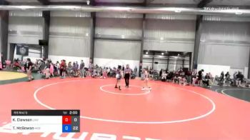 44 kg Prelims - Kaitlyn Clawson, Lancaster Alliance Women's Wrestling vs Taina McGowan, Misfits Gummy Bears