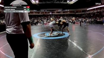 5A 215 lbs Quarterfinal - Shaun Anaya, La Cueva vs Tristan Caraveo, West Mesa