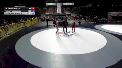 175 lbs 1st Place Match - Illia Grynishyn, Sacramento Wrestling Bears vs Wyatt Edgington, Yuba Sutter Combat Wrestling Club