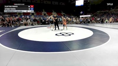 120 lbs Champ. Rd Of 256 - Clayton Pierce, GA vs Ayden Tokita, ID