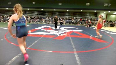 100 lbs Consi Of 16 #2 - Bristol Norris, OK vs Samantha Bertini, MA