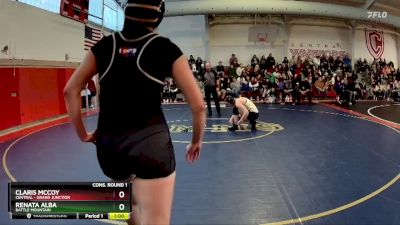 170 lbs Cons. Round 1 - Claris McCoy, Central - Grand Junction vs Renata Alba, Battle Mountain